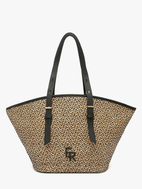 Sac Porté épaule Camargue Cuir Etrier Noir camargue ECAM168L