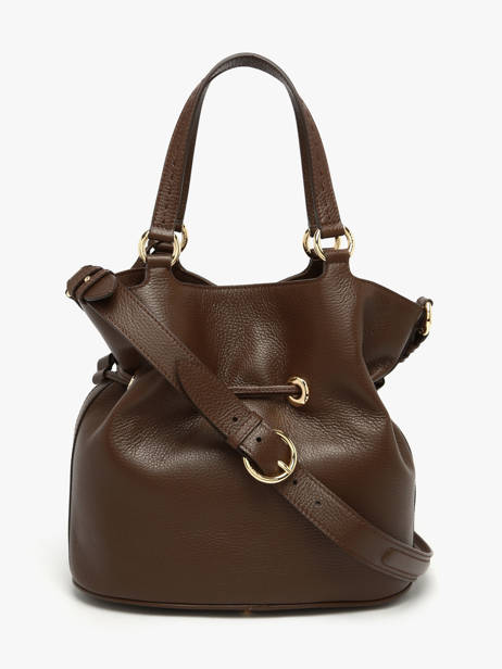 Medium Bucket Bag Premier Flirt Lancel Brown premier flirt A10110 other view 5