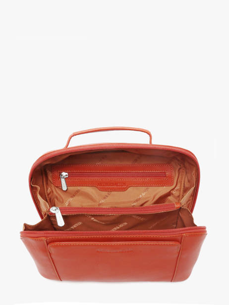 Leather Ange Toiletry Bag Arthur & aston Orange ange 17 other view 1