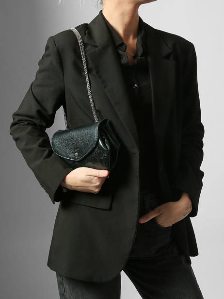 Leather Gustave Minuit Evening Bag Paul marius Green minuit GUSTPMIN other view 1