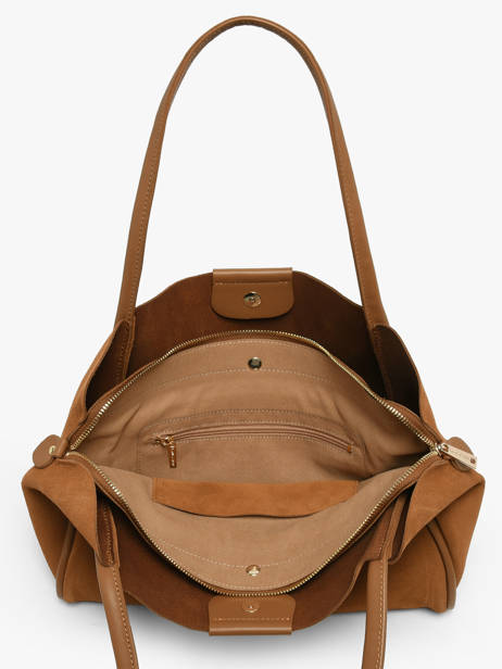 Shoulder Bag Suede Ida Leather Lancaster Brown suede ida 102 other view 2