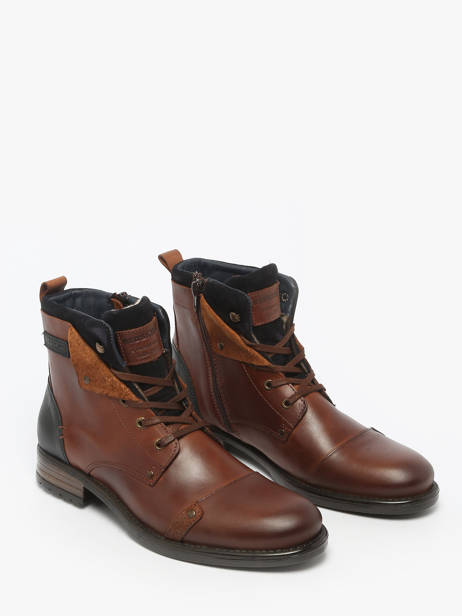Boots Yedos In Leather Redskins Brown men YEDOS other view 3