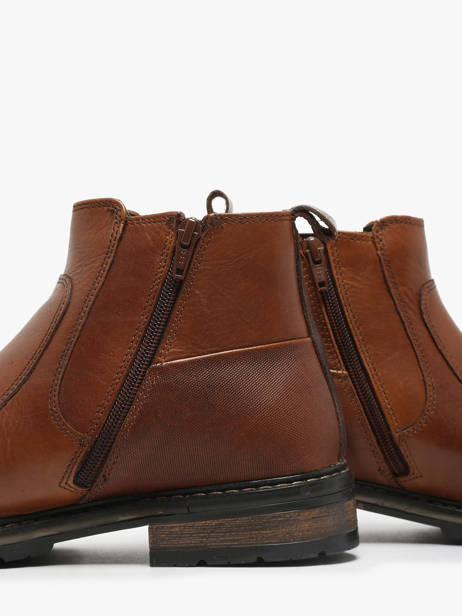 Boots Elster In Leather Redskins Brown men ELSTER other view 5