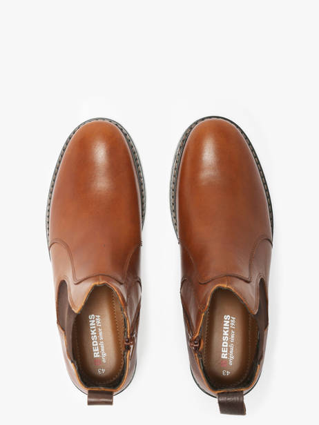 Boots Elster In Leather Redskins Brown men ELSTER other view 6