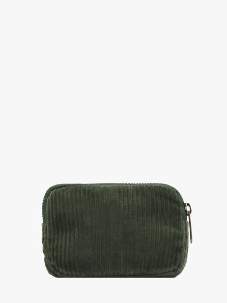 Coin Purse Hindbag Green velours V other view 2