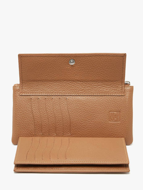 Portefeuille Caviar Cuir Crinkles Marron caviar 14104 vue secondaire 1