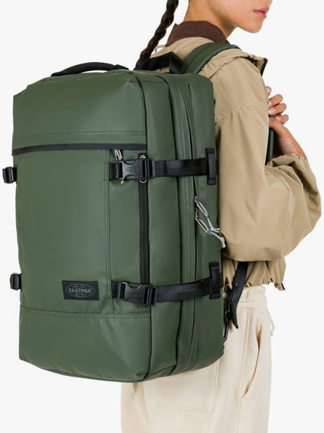 Cabin Duffle Bag Backpack Tarp Eastpak Green tarp A5BBRTAR other view 1