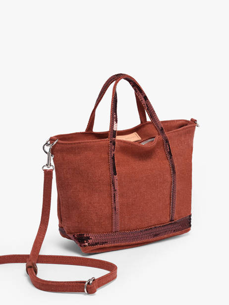Crossbody Baby Cabas Linen Vanessa bruno Orange cabas lin 31V40410 other view 2