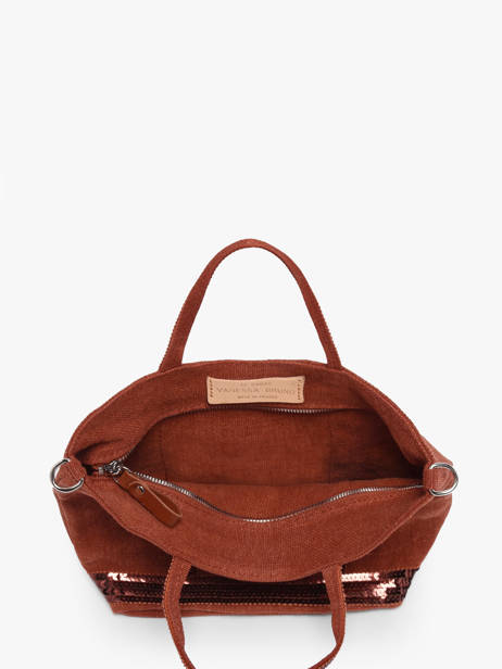 Crossbody Baby Cabas Linen Vanessa bruno Orange cabas lin 31V40410 other view 3