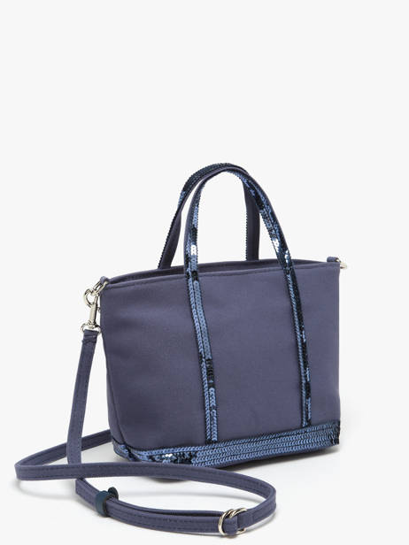 Sac Bandoulière Baby Cabas Paillettes Vanessa bruno Violet cabas 1V40410 vue secondaire 2