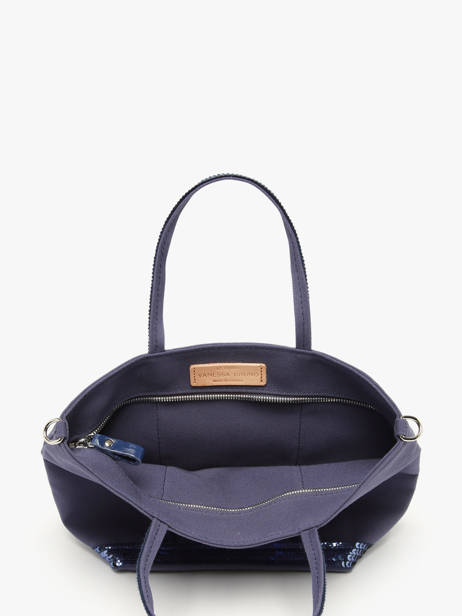 Petit Cabas Zippé Paillettes Vanessa bruno Violet cabas 1V40435 vue secondaire 3