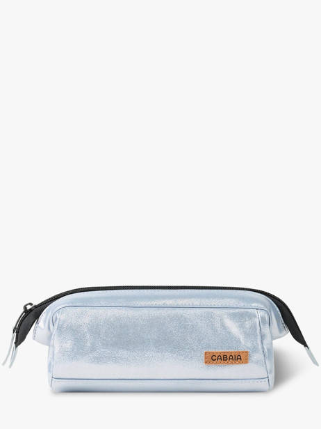 1 Compartment Pouch Cabaia Silver accessoire PENCIL