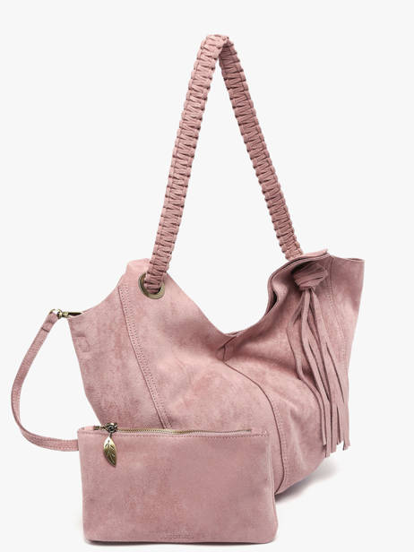 Sac Porté épaule Maranta Velours Woomen Rose maranta WMAT11 vue secondaire 1