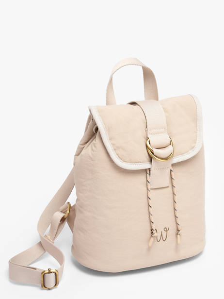 Sac à Dos Woomen Beige primevere WPRI03 vue secondaire 2