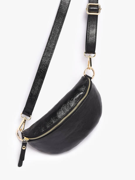 Belt Bag Leather Milano Black nine NI19091 other view 2