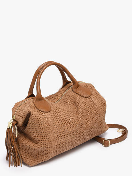 Sac Porté Main Beautiful Cuir Milano Marron beautiful BE25111 vue secondaire 2