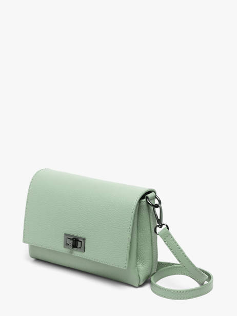 Sac Bandoulière Caviar Cuir Milano Vert caviar CA24061 vue secondaire 2