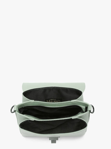 Sac Bandoulière Caviar Cuir Milano Vert caviar CA24061 vue secondaire 3