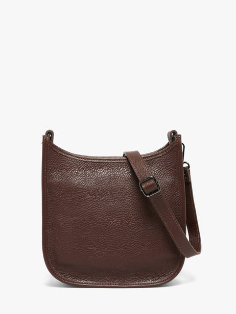 Sac Bandoulière Caviar Cuir Milano Marron caviar CA25067 vue secondaire 4