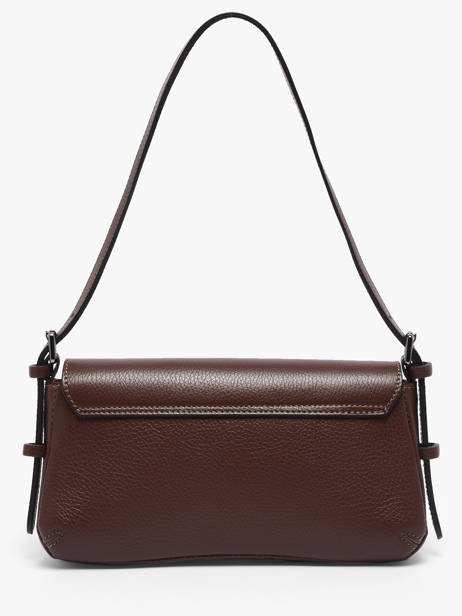 Sac Porté épaule Caviar Cuir Milano Marron caviar CA25111 vue secondaire 4