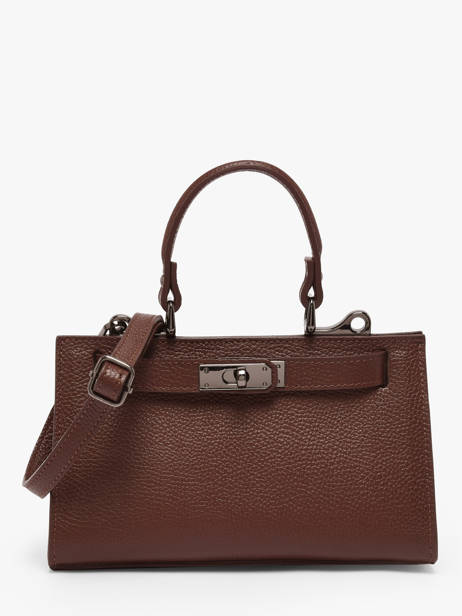 Sac Porté Main Caviar Cuir Milano Marron caviar CA25114