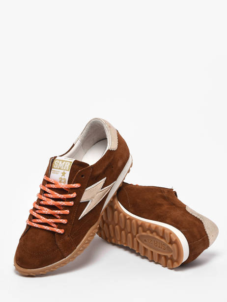 Sneakers Mary En Cuir Semerdjian Marron women MARYD282 vue secondaire 2