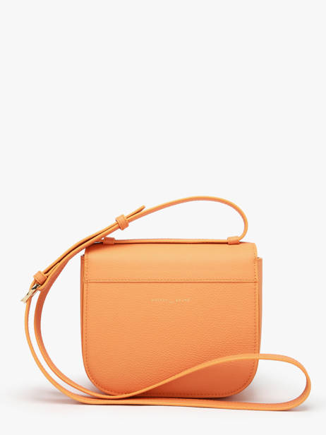 Sac Bandoulière Penelope Cuir Nathan baume Orange odyssey 1 vue secondaire 4