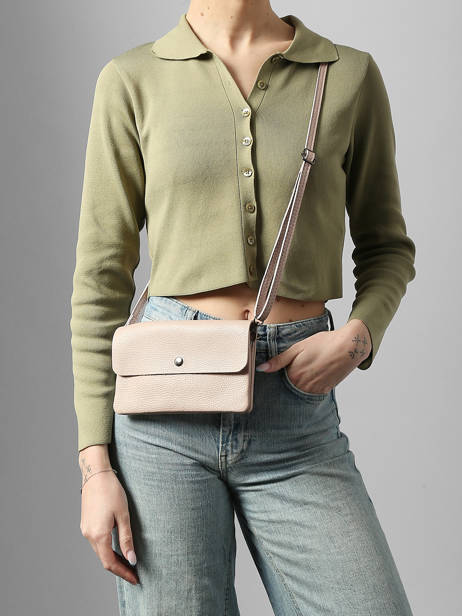 Sac Bandoulière Caviar Cuir Milano Beige caviar CA23067 vue secondaire 1