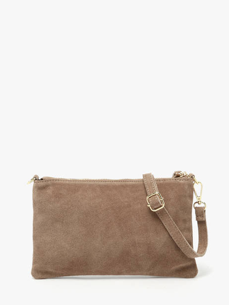 Sac Bandoulière Velvet Cuir Milano Beige velvet VE24111O vue secondaire 4