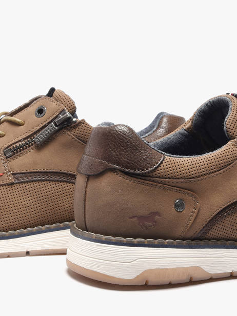 Chaussures De Ville Mustang Beige men M0031002 vue secondaire 2