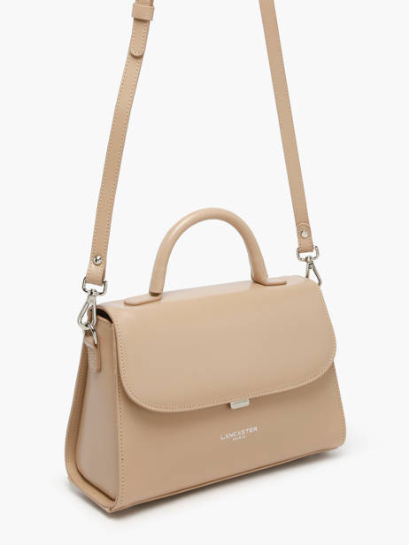 Sac Bandoulière M Suave Cuir Lancaster Beige suave even 17 vue secondaire 2