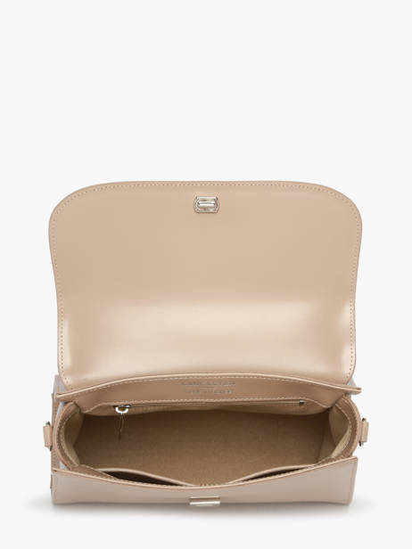 Sac Bandoulière M Suave Cuir Lancaster Beige suave even 17 vue secondaire 3