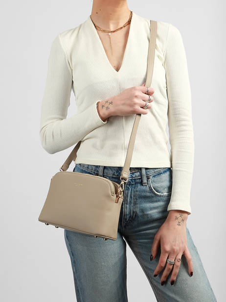 Sac Bandoulière French Polyurethane David jones Marron french CM7342 vue secondaire 1