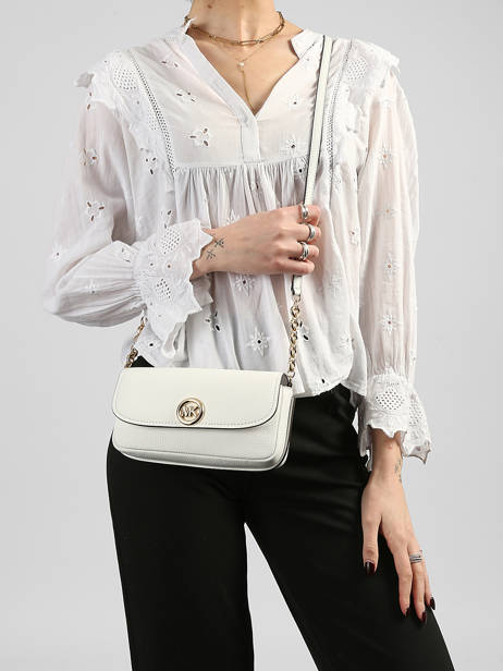 Sac Bandoulière Nolita Cuir Michael kors Blanc nolita S6GY5C5L vue secondaire 1