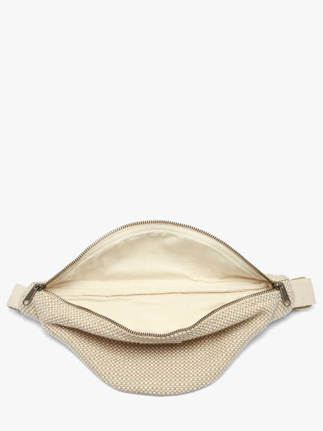 Sac Banane Hindbag Beige tressage TS vue secondaire 3