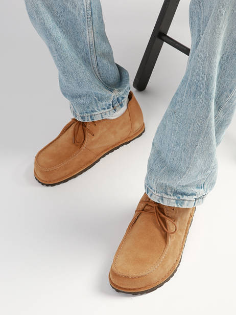 Chaussures Derbies En Cuir Birkenstock Marron men 1031546 vue secondaire 1