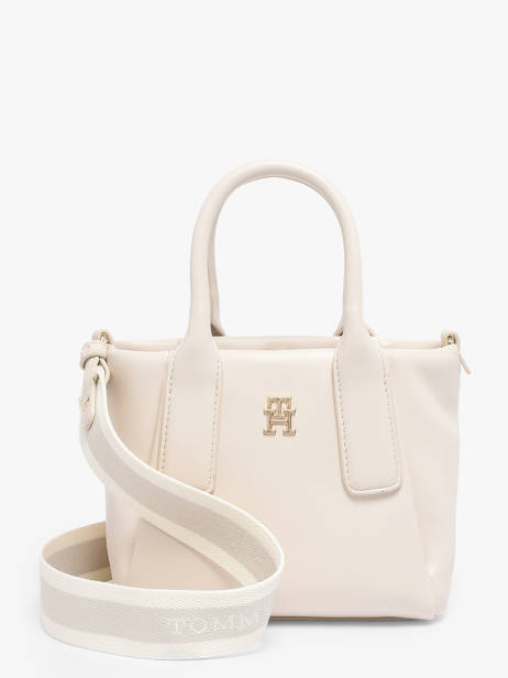 Sac Porté Main Th Essential Polyester Tommy hilfiger Blanc th essential AW18371