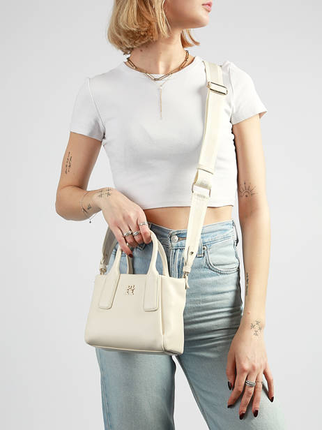 Sac Porté Main Th Essential Polyester Tommy hilfiger Blanc th essential AW18371 vue secondaire 1