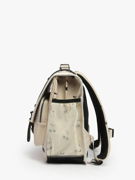 2-compartment Satchel Cameleon Beige vintage north PBVWCA38 other view 2