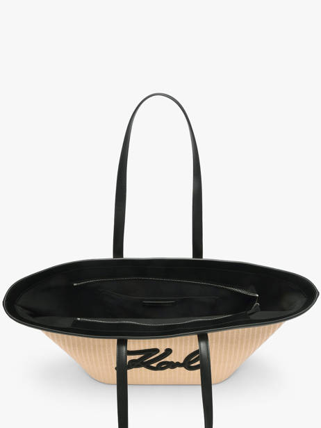 Sac Porté épaule K Signature Polyurethane Karl lagerfeld Beige k signature B2W30088 vue secondaire 2