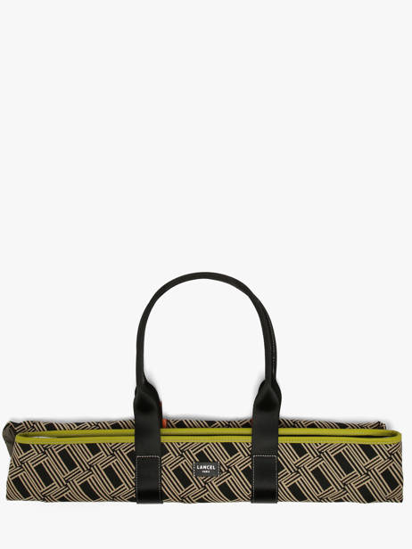 Sac Cabas Zippé L Mistral Rollable Nylon Et Cuir Lancel Multicolore mistral A13998 vue secondaire 6