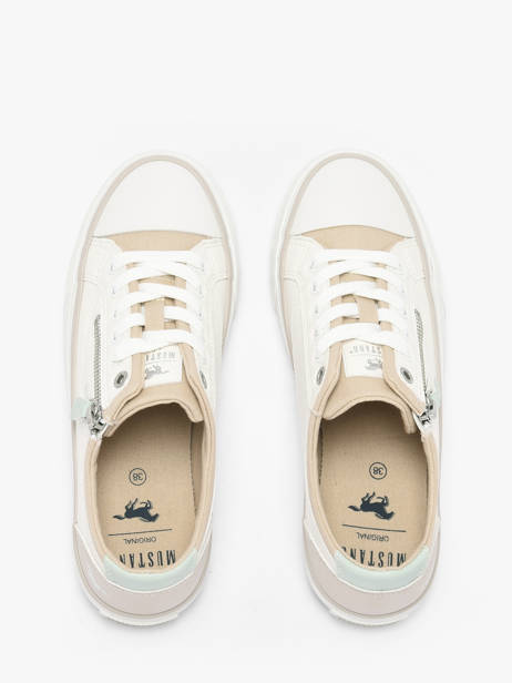 Sneakers Mustang Blanc women M0222010 vue secondaire 3