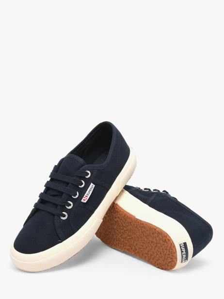 Sneakers Superga Bleu accessoires 10933 vue secondaire 2