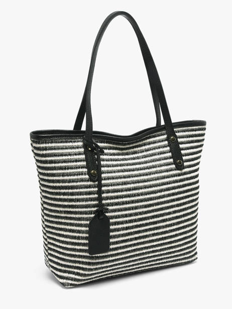 Sac Porté épaule Raphia Milano Noir raphia RA260201 vue secondaire 2