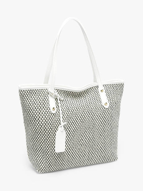 Sac Porté épaule Raphia Milano Blanc raphia RA260201 vue secondaire 2