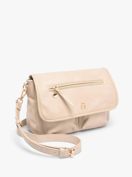 Shoulder Bag Zip Lulu castagnette Beige zip ALENA other view 2