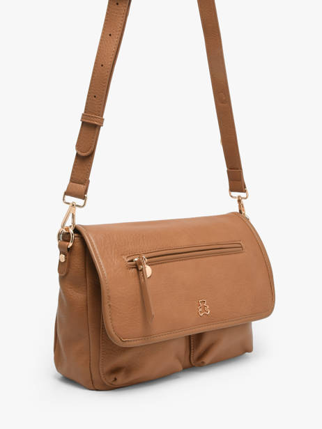 Shoulder Bag Zip Lulu castagnette Brown zip ALENA other view 1