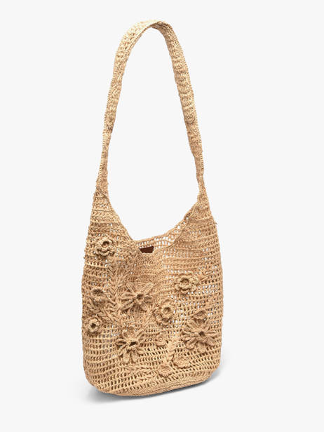 Sac Porté épaule Cabas Raphia Raphia Vanessa bruno Beige cabas raphia 25V40890 vue secondaire 2