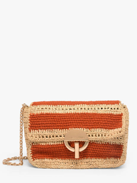 Sac Bandoulière Moon Raphia Raphia Vanessa bruno Orange moon raphia 23V40533