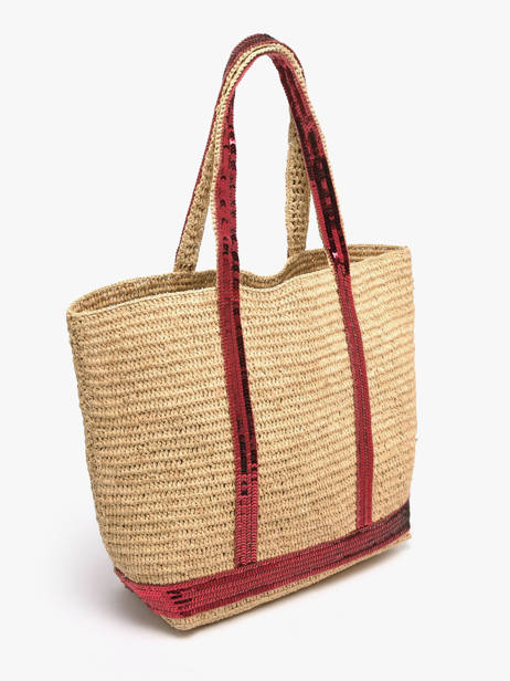 Sac Porté Main Cabas Raphia Raphia Vanessa bruno Beige cabas raphia 64V40380 vue secondaire 2